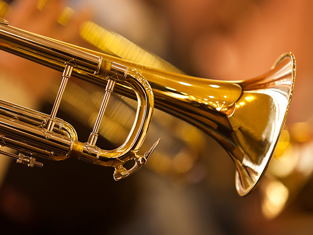 trumpet closeup