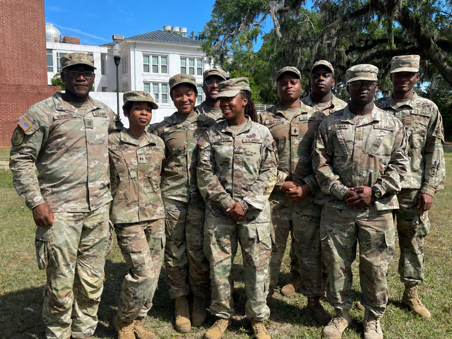 a group photo of FAMU ARMY ROTC Cadets in uniform a group photo of FAMU ARMY ROTC Cadets in uniform