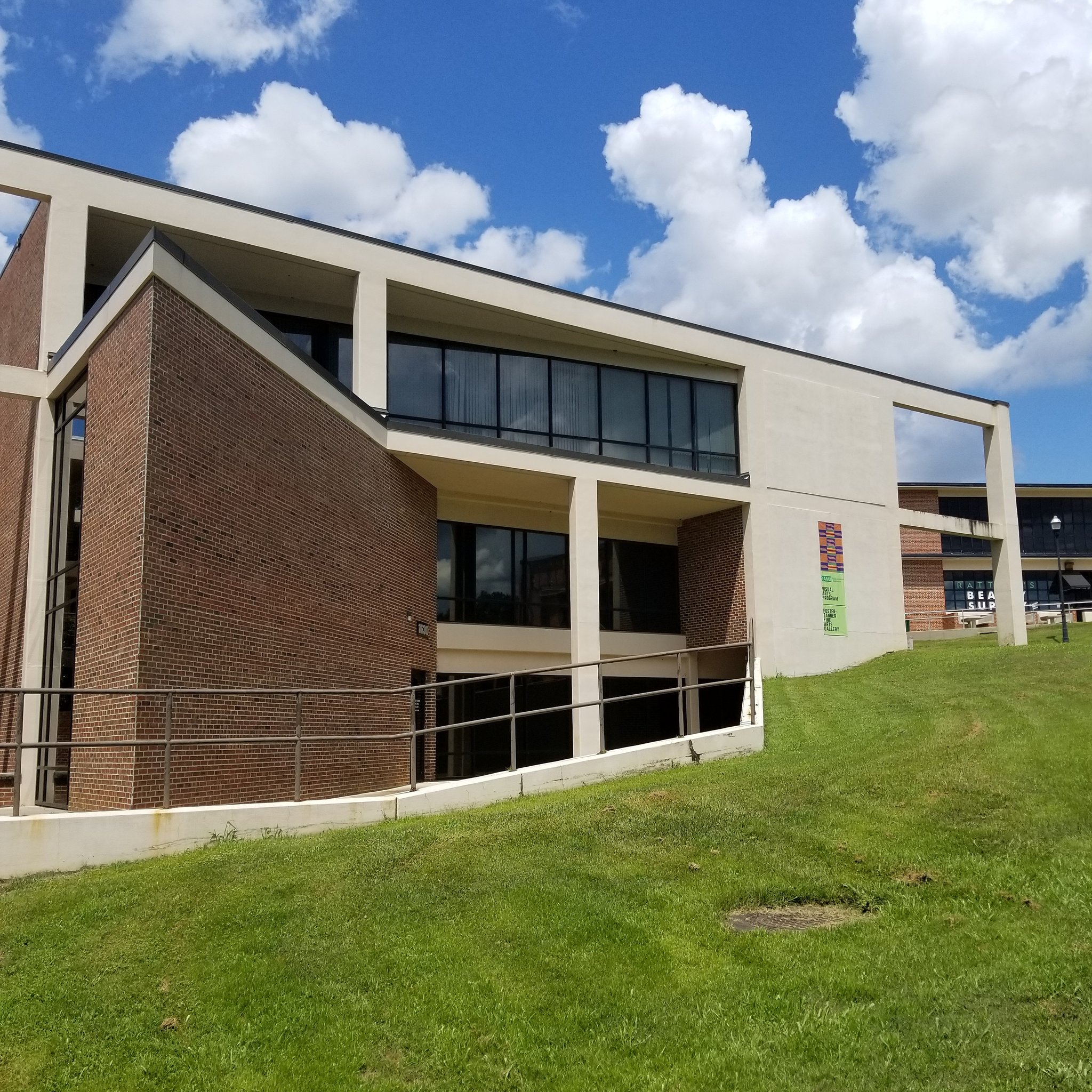 The exterior of the Foster-Tanner Fine Arts Gallery 