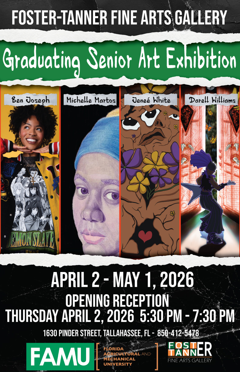 Poster for "The Spring Graduating Senior Art Exhibition"