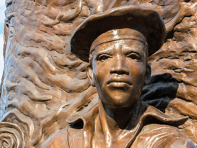 Statue of African-American Civil War Sailor
